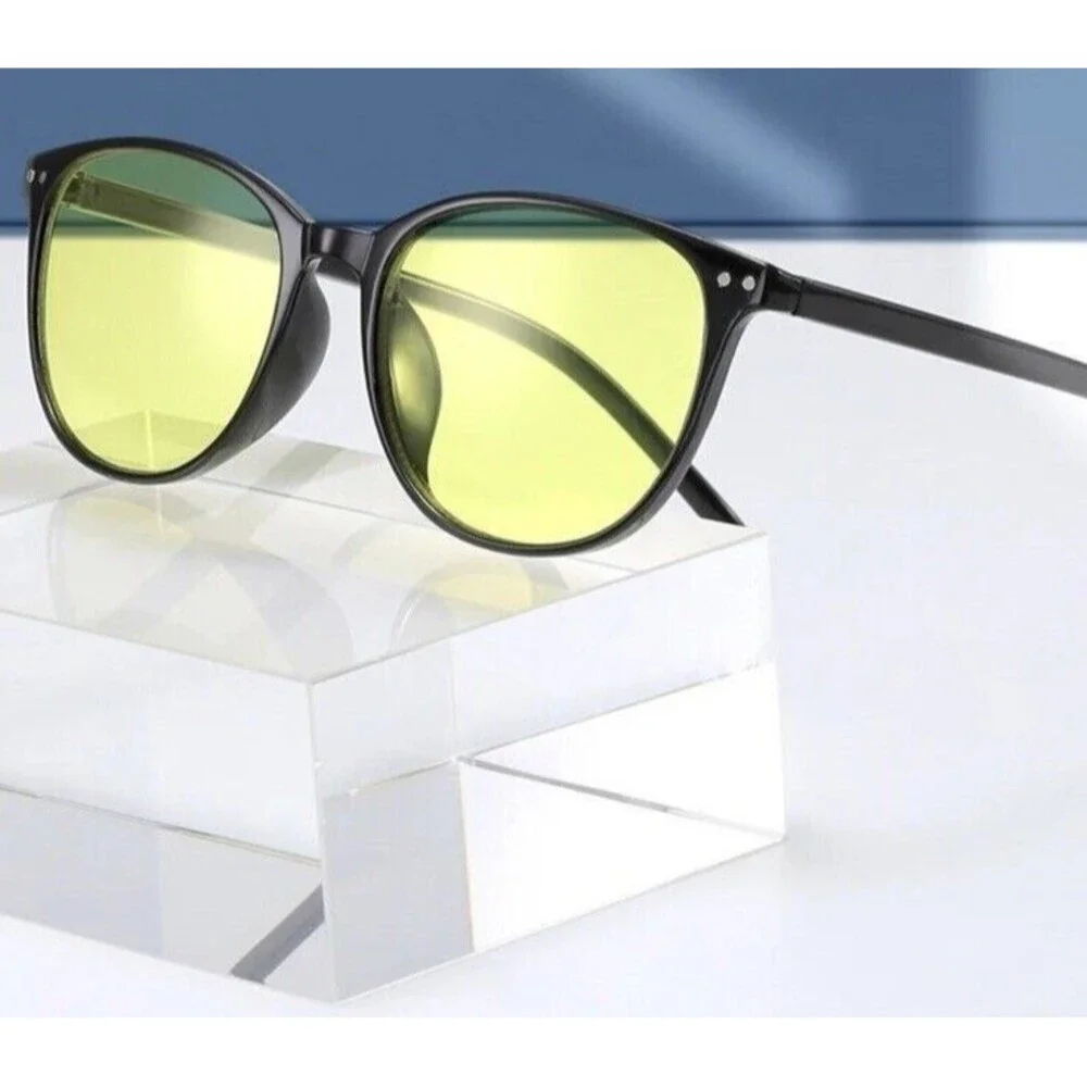 Night Vision Glasses High Beam Protection Driving Yellow Anti Glare
